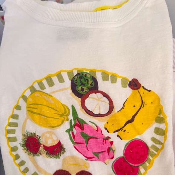 Anthropologie Celandine x Agathe Marty Graphic Platter Tee - Picture 4 of 7
